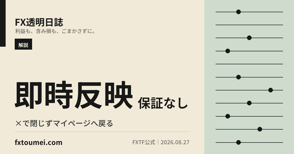 FXTFのクイック入金が反映されない原因|時間・手数料と対処の要点カード
